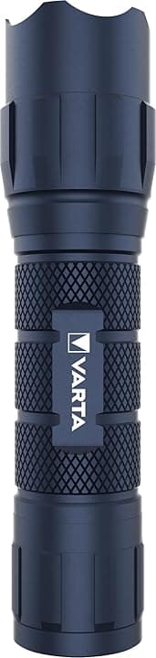 VARTA Torcia LED, Flashlight F20, lampada, per uso domestico, in alluminio antiurto, due modalità di illuminazione, fascio luminoso focalizzabile in modo continuo, non attrezzata