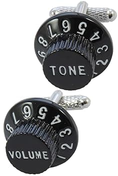COLLAR AND CUFFS LONDON COLLAR AND CUFFS LONDON - Luxury Cufflinks for Men WITH PRESENTATION GIFT BOX - Solid Brass - Music and Film