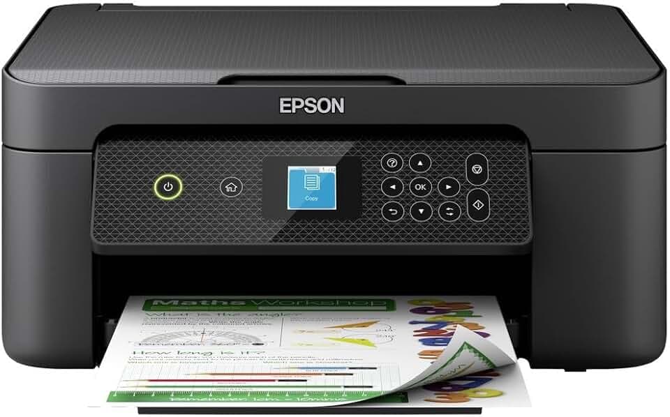 Epson Expression Home XP-3200 Stampante Multifunzione A4 getto d'inchiostro (Stampa Fronte Retro, Scansione, Copia) Display LCD 3.7cm, WiFi, Stampa mobile e su Cloud, AirPrint,Serie 604,Black