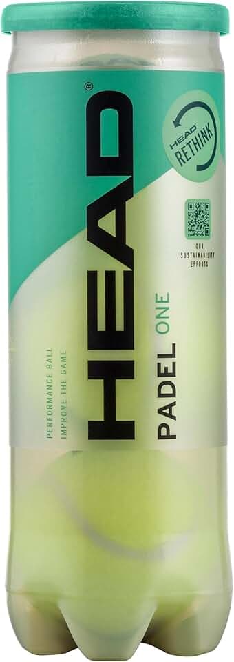 Head Unisex Adult 3B ONE-6DZ Padel Ball, giallo, taglia unica