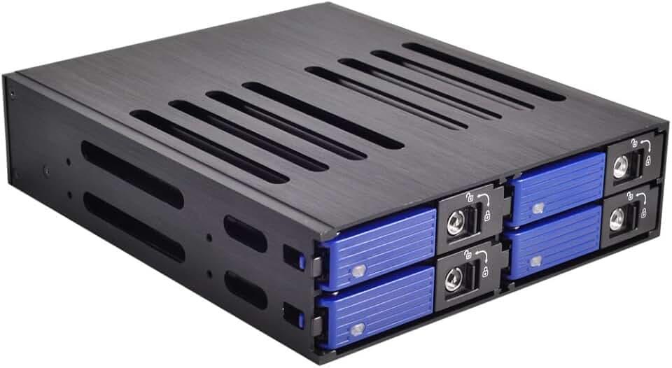 Fantec MR-SA1041 Rack per 4 Sata o Sas per Vano da 5,25