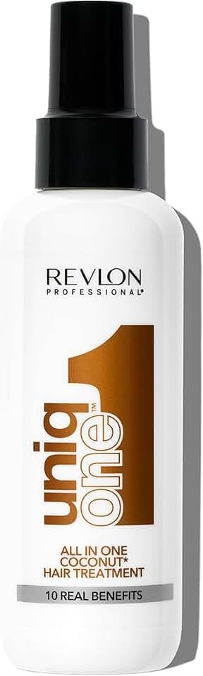 Revlon Professional UniqOne Coconut, Trattamento per Capelli Senza Risciaquo, All in One, Idrata, Protegge e Ripara (150ml), Fragranza al Cocco