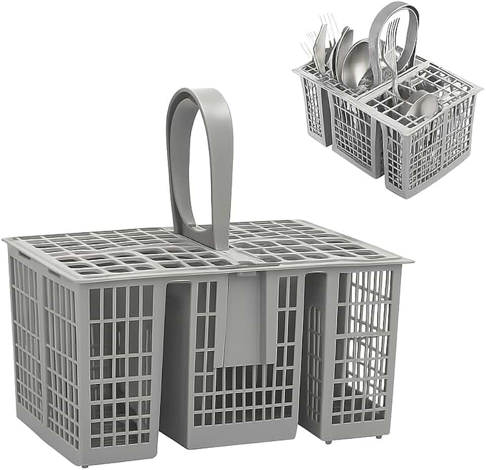 Cestello Portaposate Lavastoviglie Universale Compatibile con Whirlpool, Ariston, Indesit, Hotpoint – Porta Posate Ricambio Lavastoviglie Resistente e Capiente