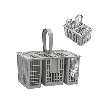Cestello Portaposate Lavastoviglie Universale Compatibile con Whirlpool, Ariston, Indesit, Hotpoint – Porta Posate Ricambio Lavastoviglie Resistente e Capiente
