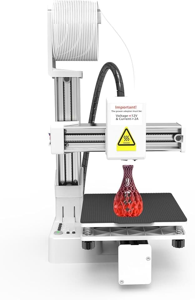 Aoresac Mini Macchina Stampa Desktop EasyThreed K10 Stampante 3D per Bambini Software Easyware per Principianti (Spina europea)