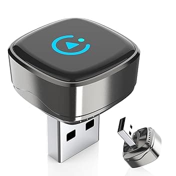 Adattatore CarPlay Wireless, adatto per Veicoli Dotati di CarPlay cablato, la funzionalità Plug and Play consente una Connessione rapida e stabile CarPlay Wireless, Dotato di Adattatore di Tipo C