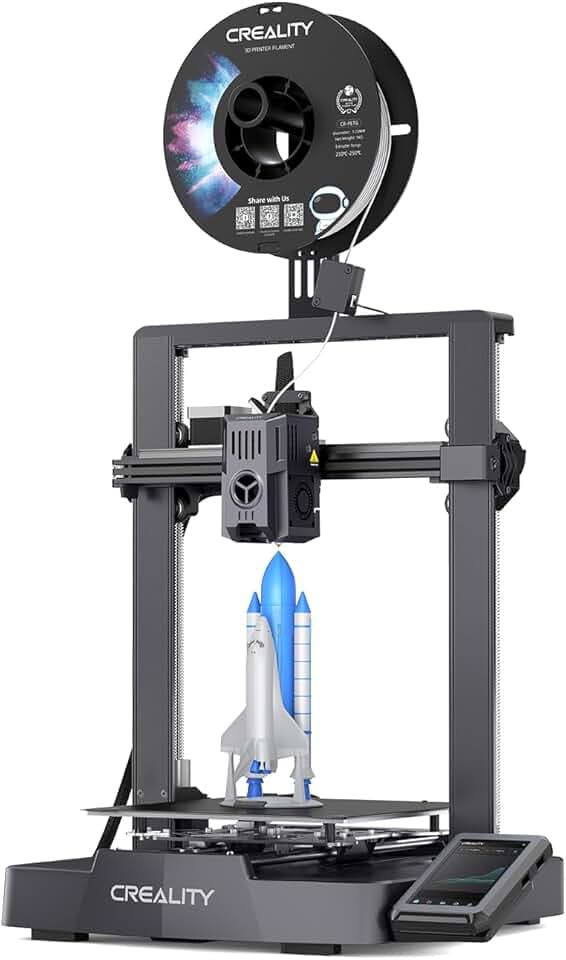 Creality Stampante 3D Ender 3 V3 KE, 500 mm/s di Stampa ad Alta Velocità con Livellamento Automatico, Printer 3D L'estrusore Diretto Sprite Supporta la Stampa a 300℃, Volume di Stampa 220×220×250 mm