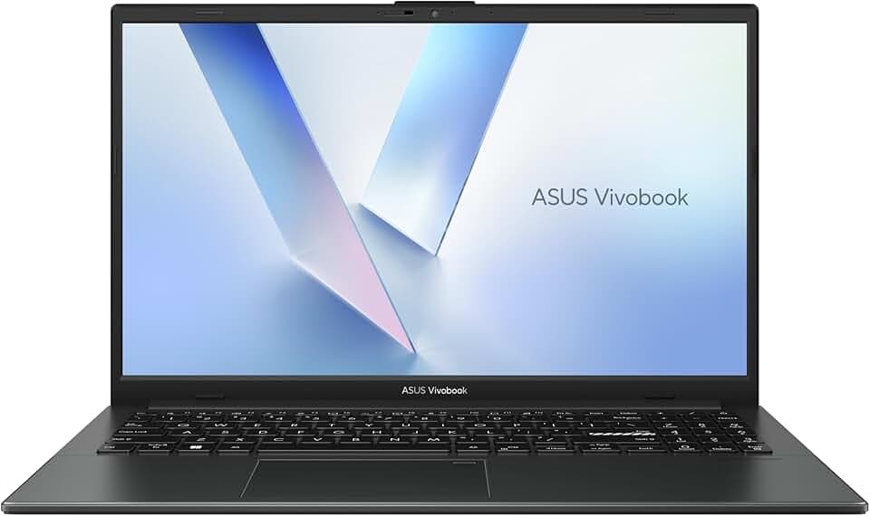 ASUS Vivobook Go 15 E1504FA, Notebook con display 15.6" IPS, Anti-glare, 60Hz, processore AMD Athlon™ Silver,RAM 4GB, 128GB SSD, WIN11 Home S, Nero