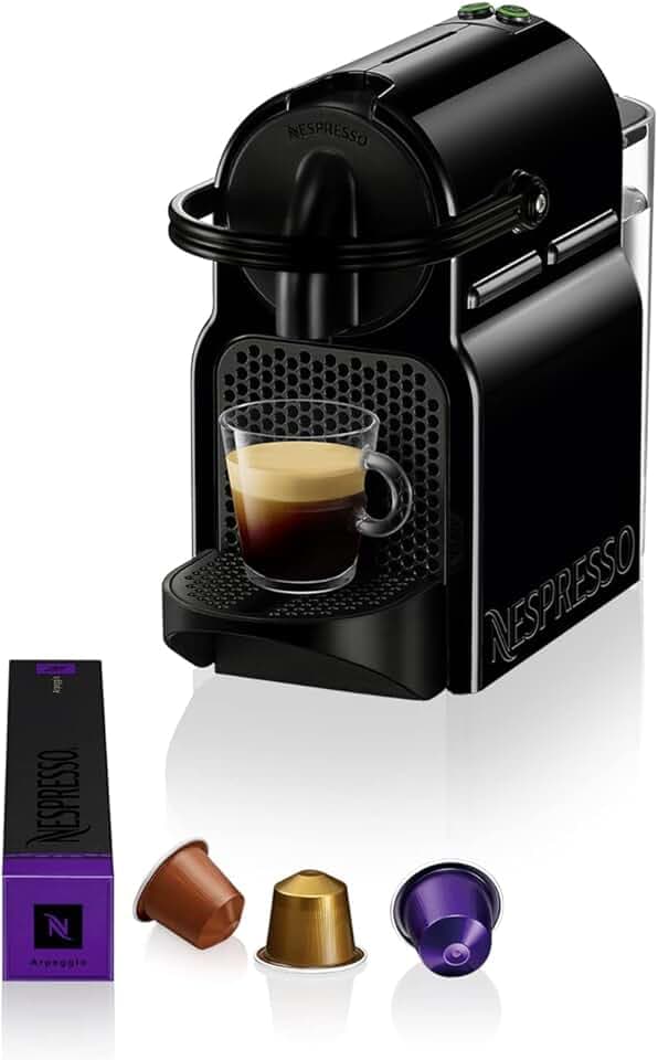 Nespresso Inissia EN80.B Macchina per Caffè Espresso, Black