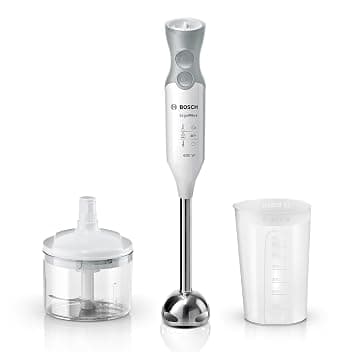 Bosch MSM66120 Frullatore a immersione, 600 Watt 12 Velocità+Turbo, Bianco