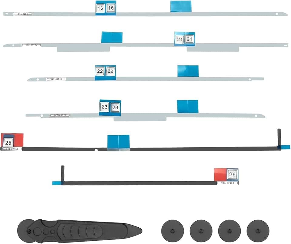 Nuovo Display LCD Adesivo Striscia Adesivo Sostituzione Nastro Apertura Ruota Maniglia Kit Compatibile per Apple iMac 27 pollici A1419 Retiona 2017 2019 2020