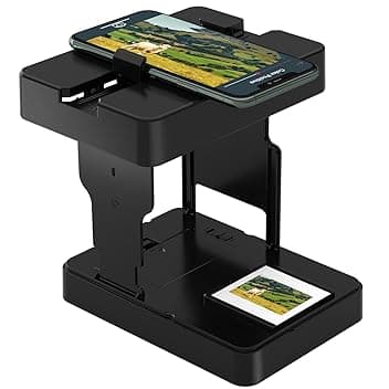 DigitConvert Visualizzatore diapositive Mobile Film Scanner 35mm, Scanner slide converte diapositive e negativi da 35 mm in foto digitali utilizzando il tuo smartphone