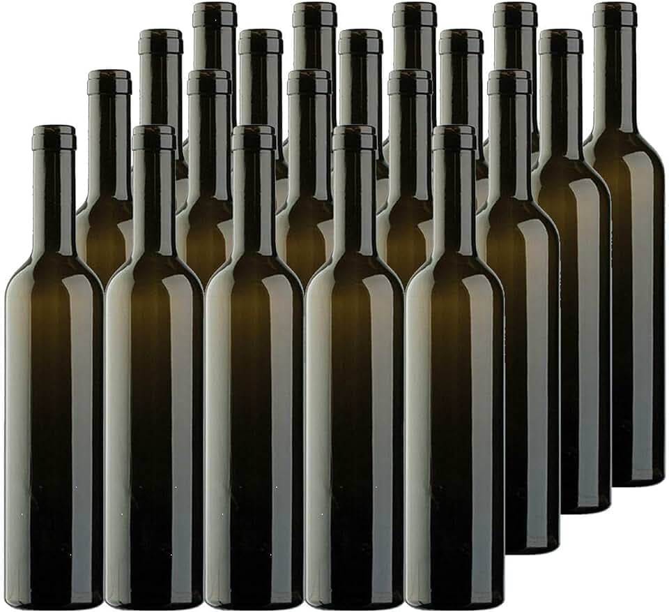 BOTTIGLIA IN VETRO BORDOLESE PER VINO 750ML X 20PZ