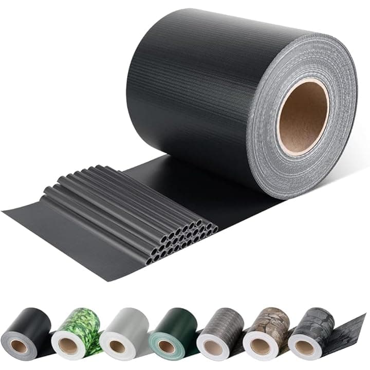 EFFE Fasce PVC frangivista con 20 Clip | Barriera per recinzioni Antracite