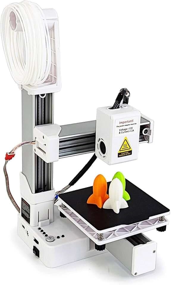 Stampante 3D ad Alta Precisione 10-40mm/s Mini Stampante 3D per Principianti e Fai da Te Supporta Filamento PLA TPU da 1,75 mm, Stampante 3D per Principianti con Dimensioni di Stampa