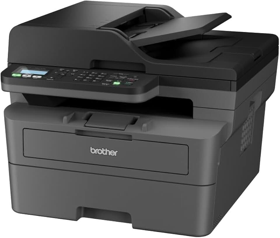 Brother MFCL2800DW | Multifunzione Laser Monocromatica (B/N)|32 ppm|Stampa Fronte/Retro|WiFi,LAN,USB| Inbox Toner da circa 700 pag The Nordic Swan Ecolabel Blue Angel