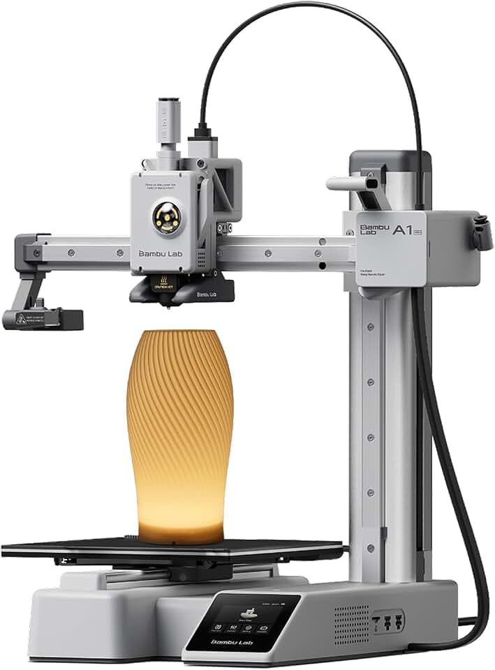 Bambu Lab A1 Mini Stampante 3D+Luce LED, Montaggio 20 Min per Principianti