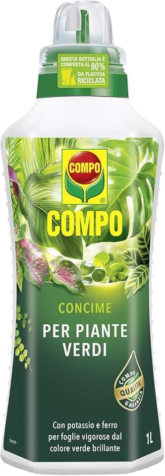 COMPO Concime liquido per Piante Verdi, Per piante d'appartamento e da balcone, 1 l