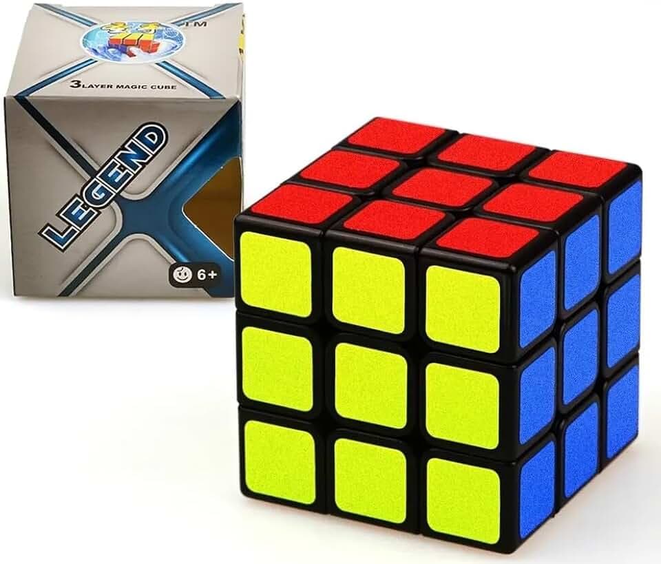 ONE SHOP Cubo Rompicapo 3x3 Versione Originale Magico (Ultima Generazione) Veloce e Liscio Materiale Durevole Non tossico per Adulti e Ragazzi Puzzle Super Resistente Allenamento Mentale