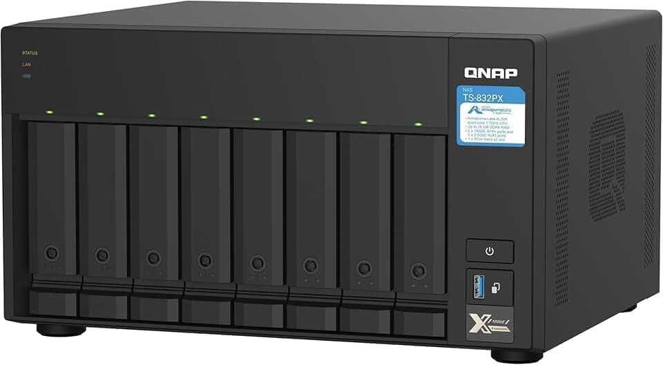 QNAP TS-832PX-4G Serveur Nas 8 Baies