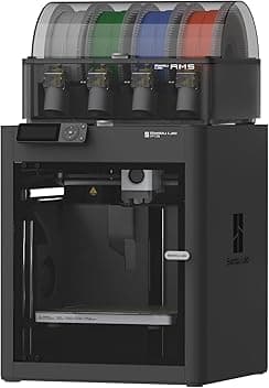 Bambu Lab P2S Combo, stampante 3D P2S e AMS 2 Pro, stampante 3D CoreXY ad alta velocità 600 mm/s, supporta fino a 20 colori per la stampa 3D, stampante FDM pronta all'uso con rilevamento errori AI