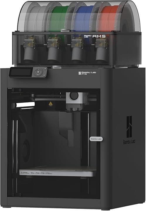 Bambu Lab P2S Combo, stampante 3D P2S e AMS 2 Pro, stampante 3D CoreXY ad alta velocità 600 mm/s, supporta fino a 20 colori per la stampa 3D, stampante FDM pronta all'uso con rilevamento errori AI