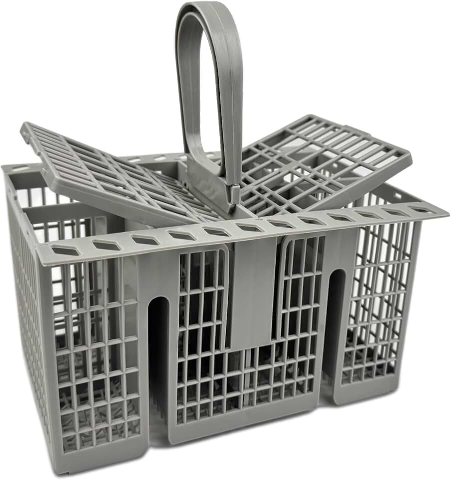 Cestino per posate per cestino inferiore, 22,5 x 21 x 16 cm, per Hotpoint, Indesit, Whirlpool Bauknecht Ikea 488000386607,99673-8729,C00257140,C00386607