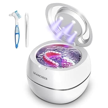 SEANCHEER Pulitore Ultrasuoni 48000Hz Ultrasonic Cleaner | 180ML |