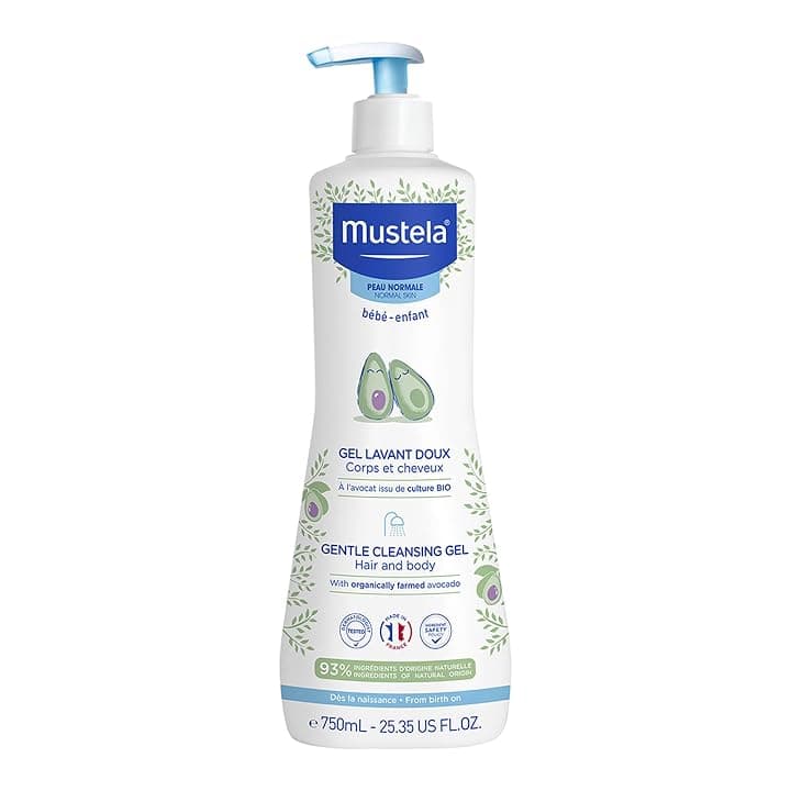 Mustela detergente delicato corpo e capelli per tutta la famiglia, 750 ml