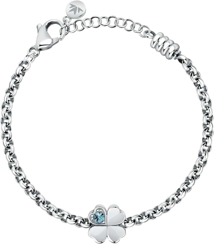 Morellato Drops Bracciali Donna in Acciaio, Cristalli - SCZ1284