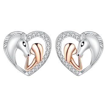 Micory Orecchini Anallergici Donna Argento 925 Orecchini Animali Serie - Gioiello Elegante Regalo Perfetto per Doni Speciali