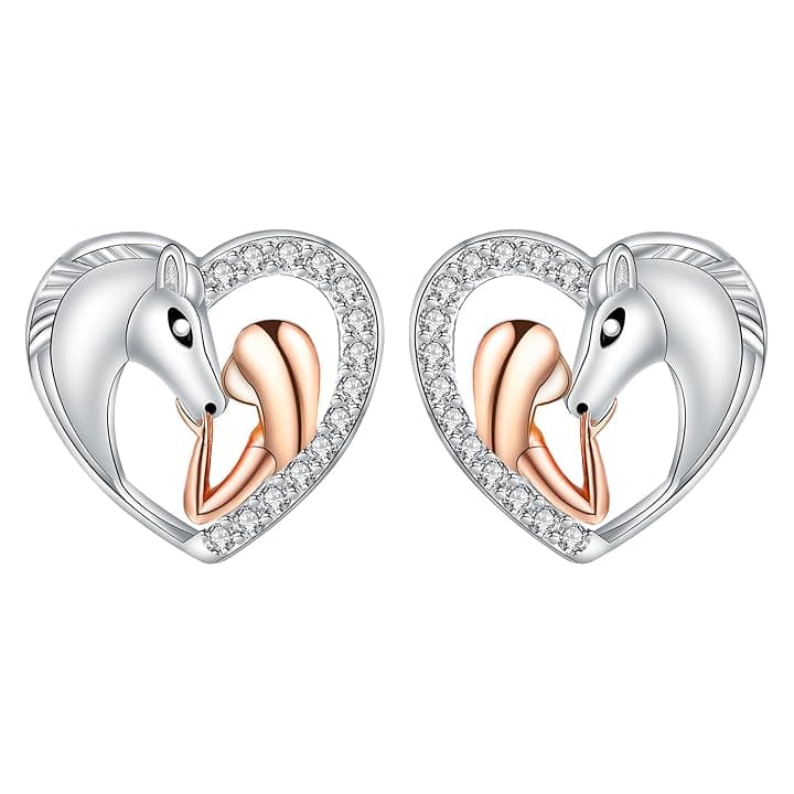 Micory Orecchini Anallergici Donna Argento 925 Orecchini Animali Serie - Gioiello Elegante Regalo Perfetto per Doni Speciali