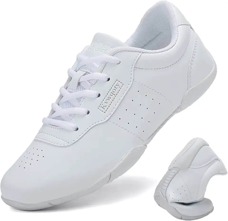 Scarpe da Cheerleading Cheerleader Donna Scarpe Allenamento Cheer Sneakers Ginnastica Bianche Bambino Jazz Yoga per Ragazze da Ballo Shoes