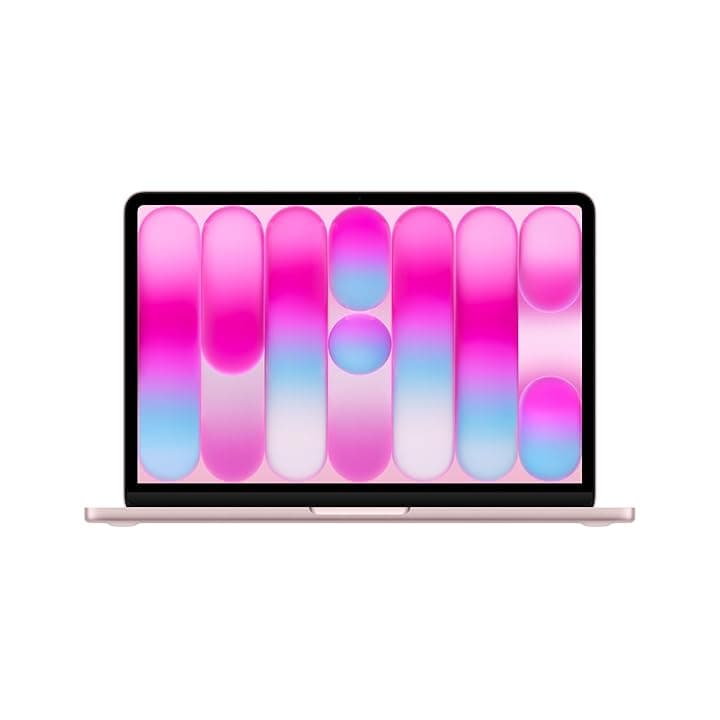 Apple MacBook Neo 13'' con chip A18 Pro: progettato per l’AI e Apple Intelligence, display Liquid Retina, 256GB di archiviazione SSD, videocamera FaceTime HD a 1080p – Rosa pastello