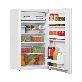 COMFEE' Frigorifero Piccolo Monoporta 93L con Chiller Box 0-10℃, Bianco