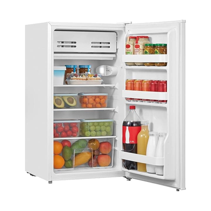 COMFEE' Frigorifero Piccolo Monoporta 93L con Chiller Box 0-10℃, Bianco