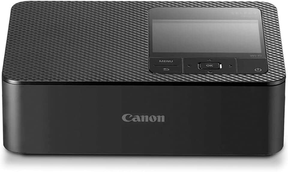 Canon SELPHY CP1500 Stampante Fotografica Compatta – Stampante per Fotografie Wireless, con Porta USB-C e Scheda SD – Foto che Durano a Lungo - Ideale per Album di Ritagli e Album Fotografici, Nero