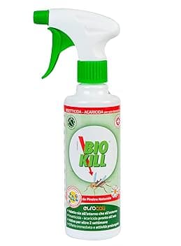 Biokill Insetticida Biologico di Piretro Naturale a Base Acquosa - Flacone Spray da 375ml Bio Kill