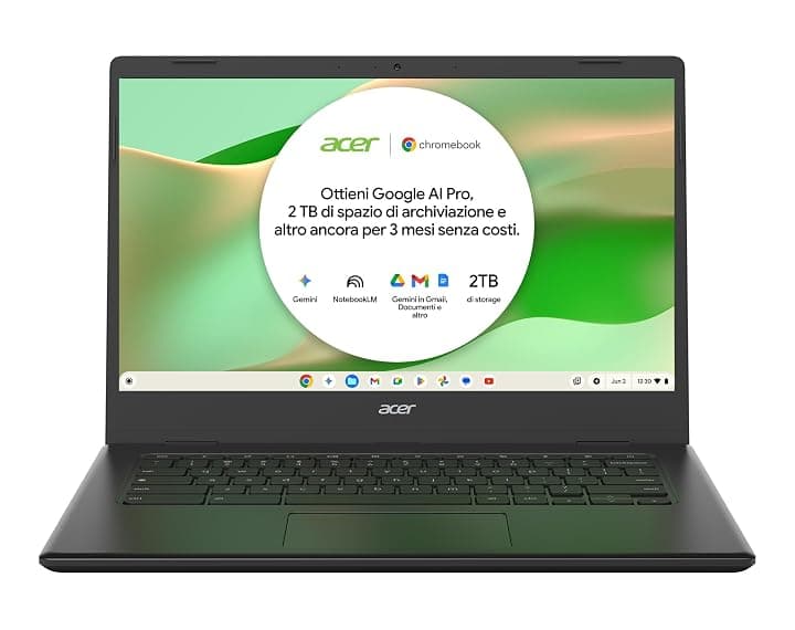 Acer Chromebook 314 | 14" FHD 60 Hz | Intel Celeron N4500 | 4 GB RAM DDR4