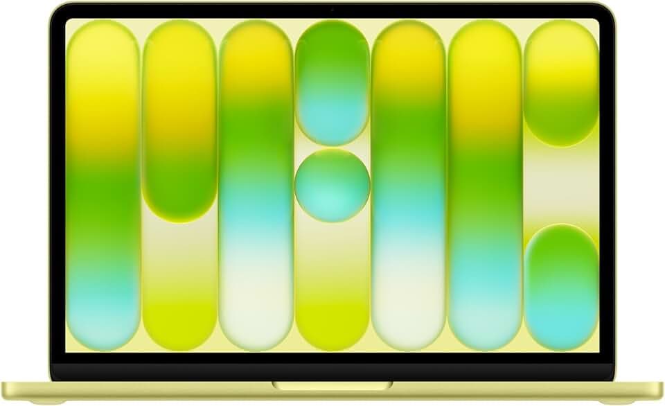 Apple MacBook Neo 13'' con chip A18 Pro: progettato per l’AI e Apple Intelligence, display Liquid Retina, 512GB di archiviazione SSD, videocamera FaceTime HD a 1080p, Touch ID – Giallo agrume