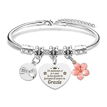 RGHSZ Mamma Bracciale Regalo Festa Della Mamma Regalo Mamma Bracciale Festa Della Mamma Regalo Compleanno Mamma Regalo Per Mamma Regali Festa Della Mamma Originali Bracciale Mamma E Figlia
