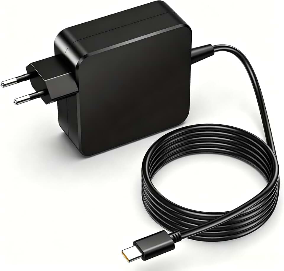 Caricatore USB-C 65W per notebook 20V 3,25A con cavo di ricarica da 2 metri