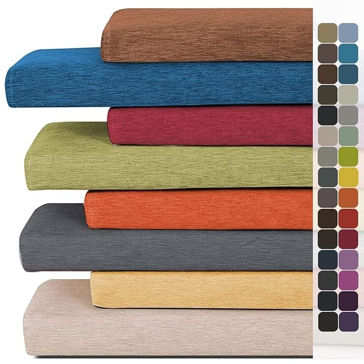 Cuscino Panca Dimensioni Personalizzate, Per Mobili Da Interni/esterni, Giardino, Spessi Cuscini Sedili Pranzo Per Cucina, in Legno Casa, Imbottitura in Spugna 45D