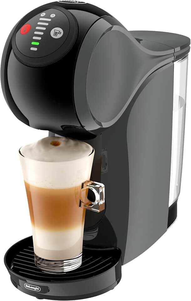 NESCAFÉ DOLCE GUSTO De'Longhi Genio S, Macchina per Caffè Espresso e Altre bevande in capsula, Automatica, Antracite