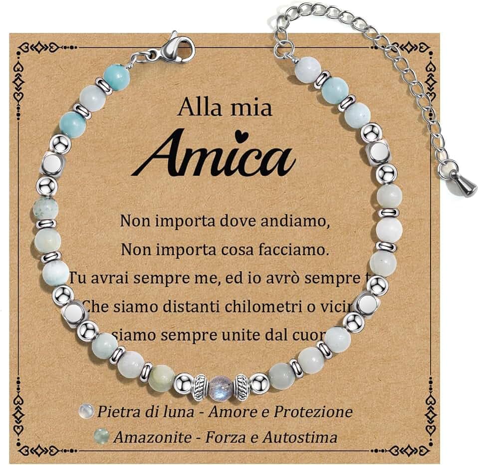Cheerslife Regalo Amica Compleanno Bracciale Donna Amica