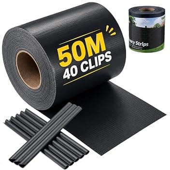 Velway Strisce Frangivista in PVC per Recinzione a Doppio Picchetto 450g/m²