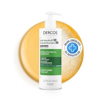 Vichy Dercos, Shampoo Anti-Forfora DS, Per Capelli da Normali a Grassi, Azione Riequilibrante, Effetto Anti-Ricomparsa, Arricchito con Disolfuro di Selenio e Acido Salicilico, 390 ml