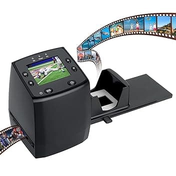 DIGITNOW!Film Scanner Diapositive e Negativi Fotografico con 2.4''LCD Converte Negativo 35mm/135 al Digitale JPEG 3600DPI Alta Risoluzione Convertitore,Nessun PC e software Richiesto