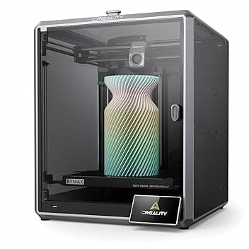 Creality K1 Max Stampante 3D, 600 mm/s di Velocità Massima, Livellazione Automatica, Doppio Raffreddamento, Volume di Costruzione 300x300x300 mm, per Aziende, Uffici e Fai-da-te