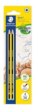 Staedtler matite Noris, confezione da 2 matite di gradazione 2H, alta qualità e resistenza, 120-4 BK2D